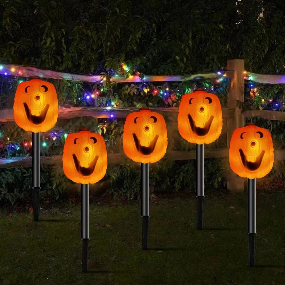 Halloween Solar Pumpkin Garden Stake Light