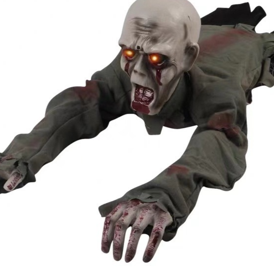 Halloween Electric Crawling Ghost Prop - 115 cm