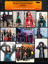 Halloween Witch Costume Dress - Cotton