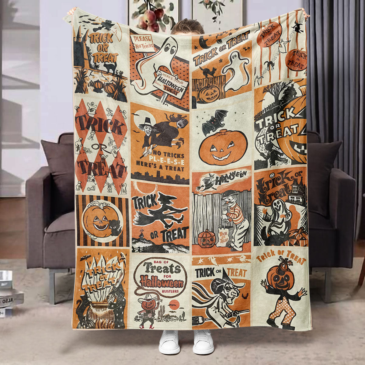 Halloween Printed Flannel Blanket