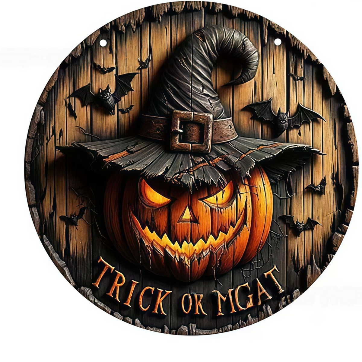 Halloween Boxwood Wall and Door Sign