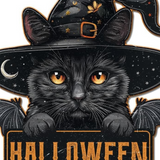 Halloween Boxwood Door Decoration