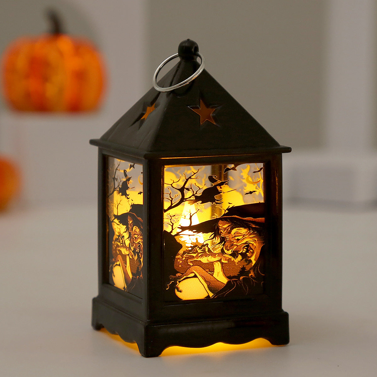 Halloween Handheld LED Pumpkin Light - Plastic