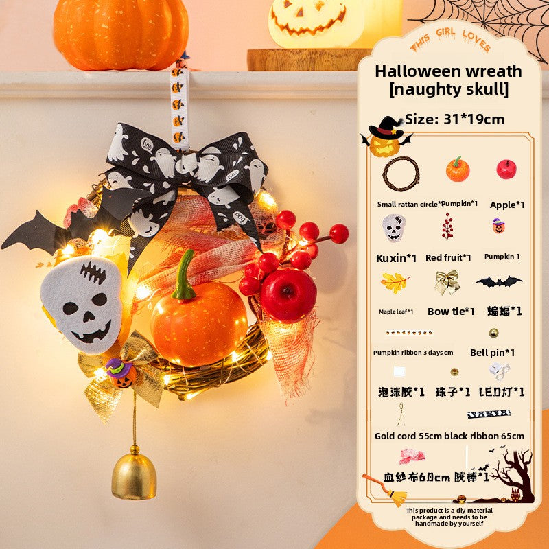 Halloween Wreath - Wood