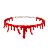 Halloween Fake Bleeding Necklace - Plastic