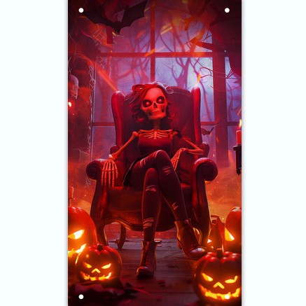 Halloween Photography Backdrop Cloth - Polyester