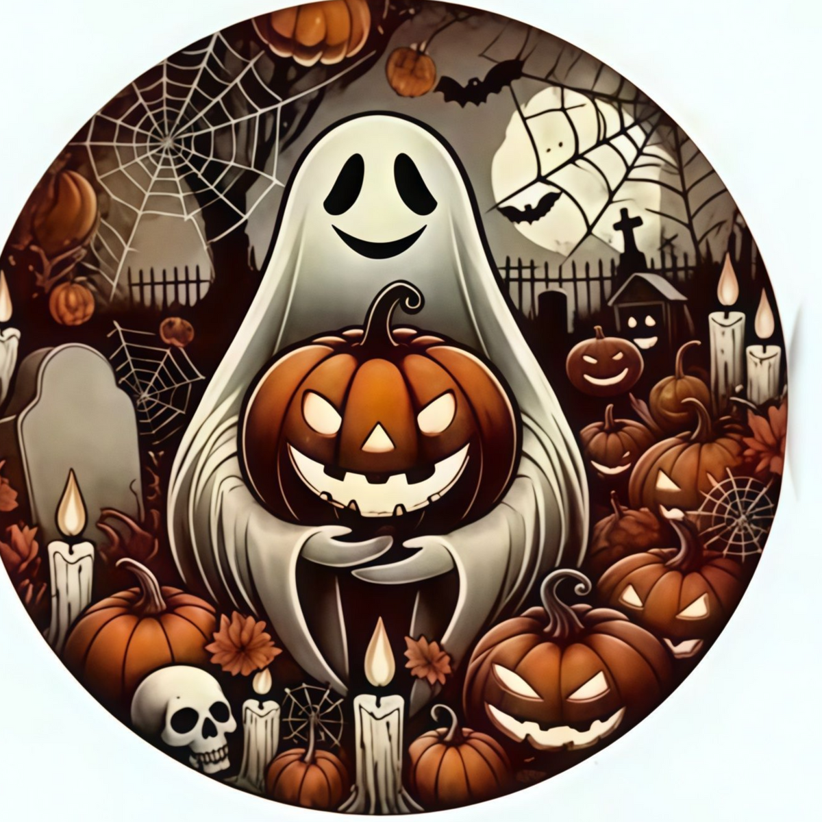 Halloween Wooden Hanging Door Sign