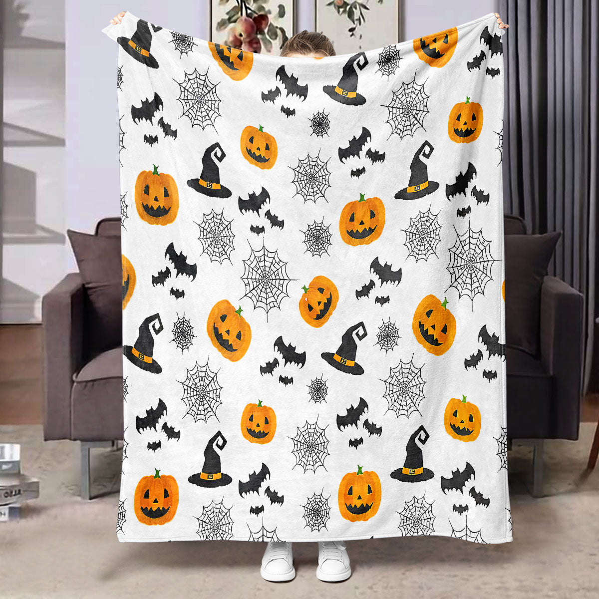 Halloween Printed Flannel Blanket