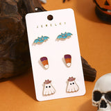 Cartoon Halloween Earrings Set