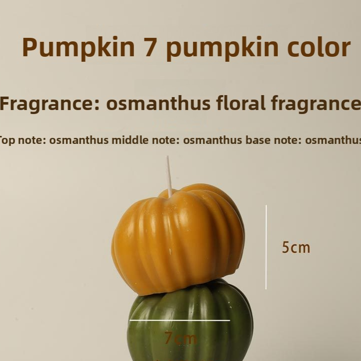 Halloween Pumpkin-Shaped Scented Candles