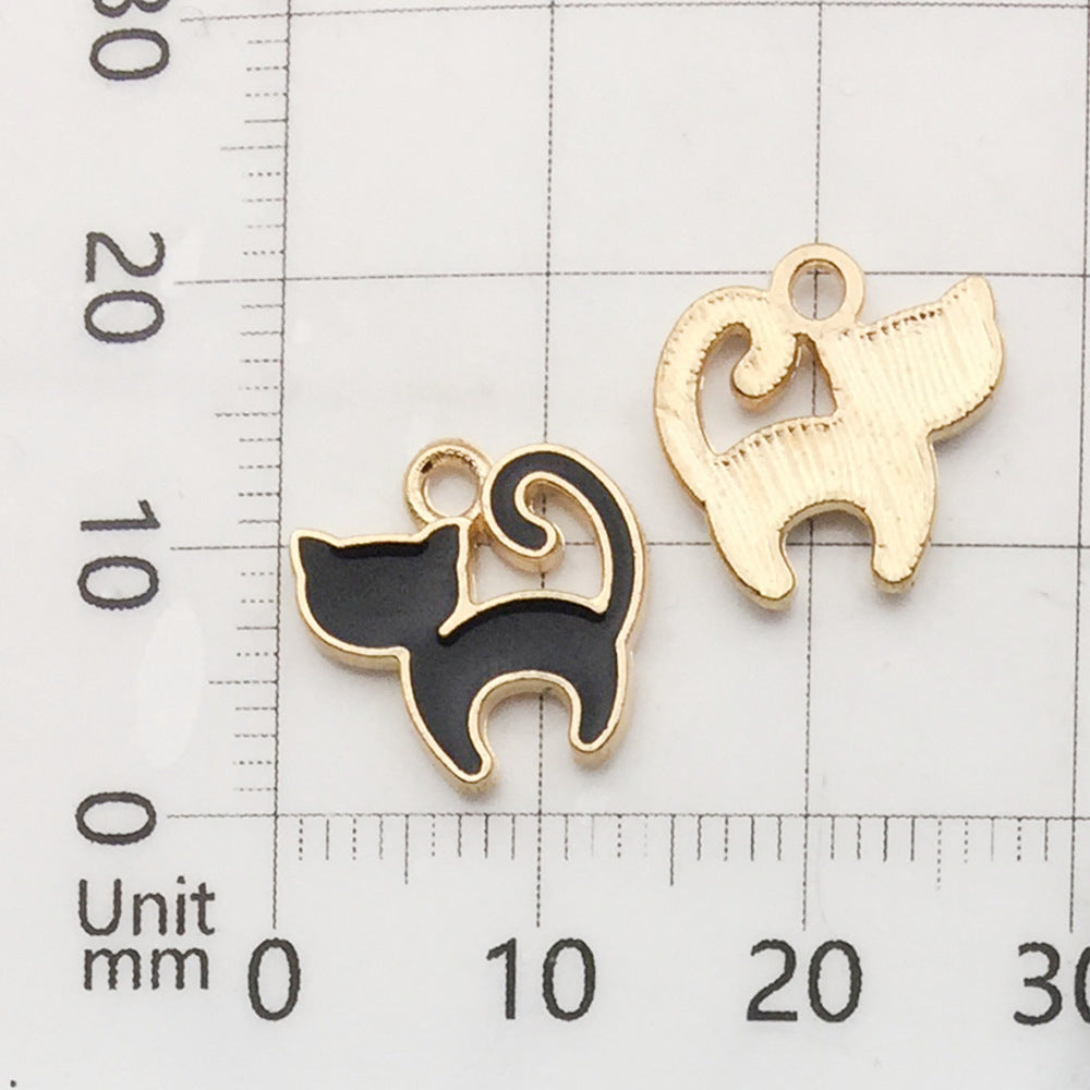 Halloween Enamel Jewelry Pendants - Alloy DIY Charms