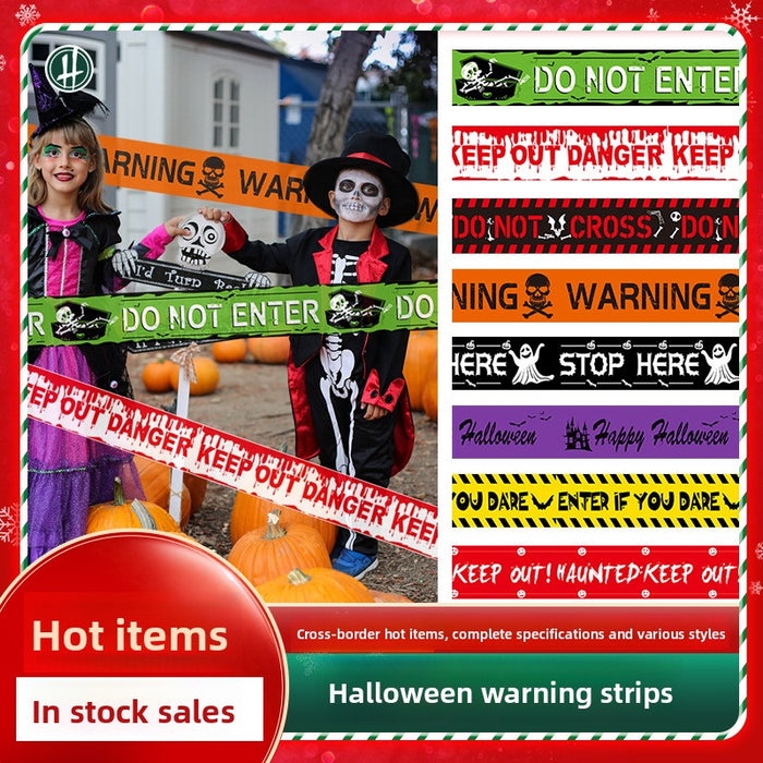 Halloween Warning Tape Decoration