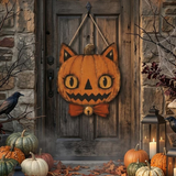 Halloween Wooden Door Sign