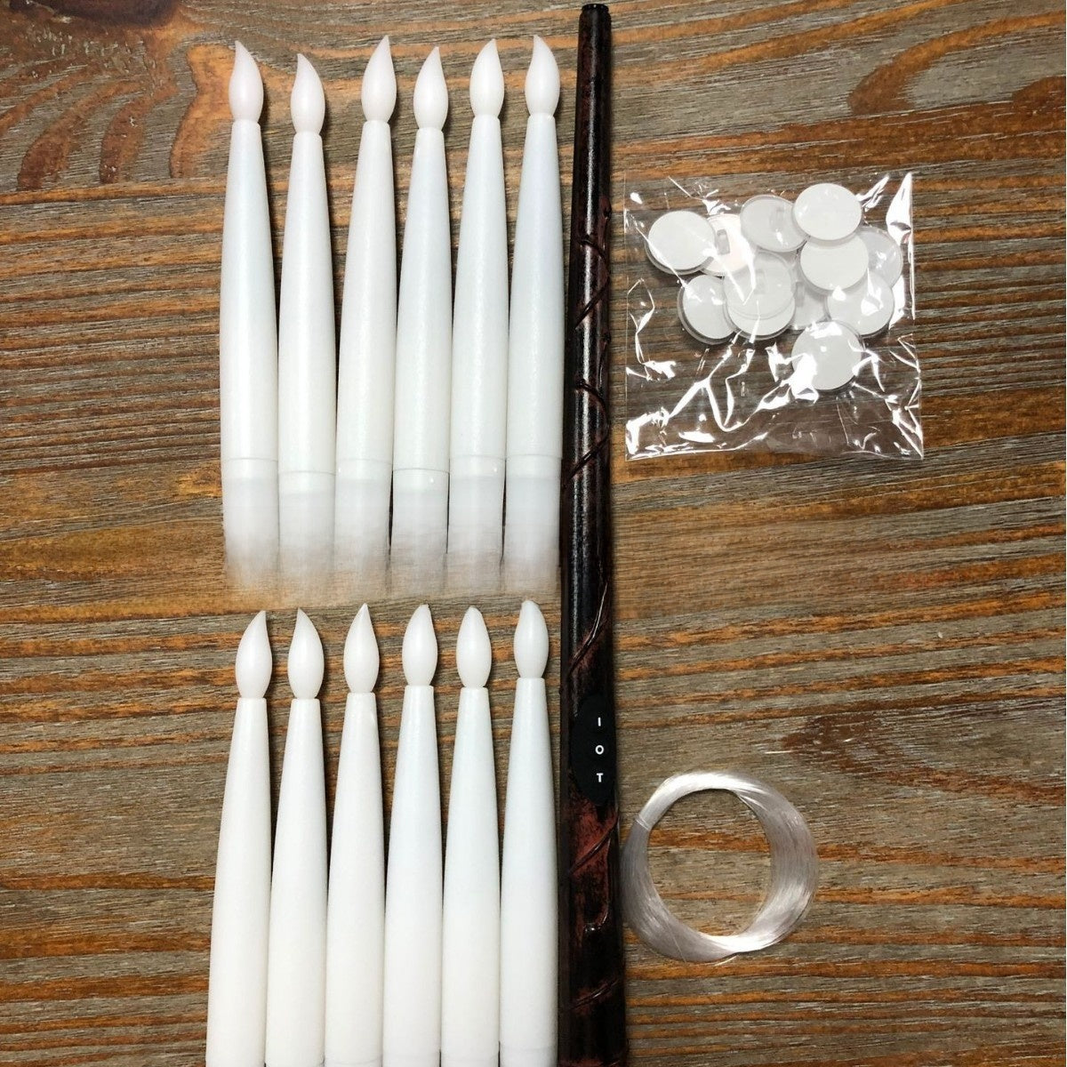 Halloween LED Floating Candles with Magic Wand Control
