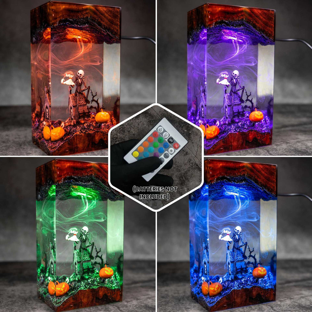 Halloween Resin Decorative Lamp