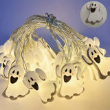 Halloween LED String Lights - Ghost, Spider and Pumpkin Designs