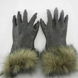 Halloween Wolf Costume Mask and Glove Accessories - Latex