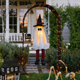 Halloween Wizard Ghost LED Lights - Fabric