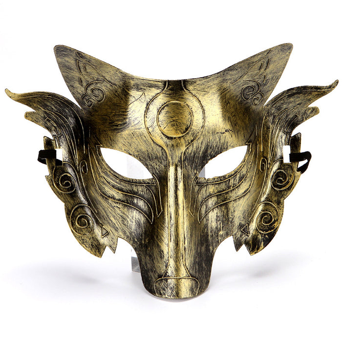 Halloween Wolf Head Masquerade Mask - Plastic