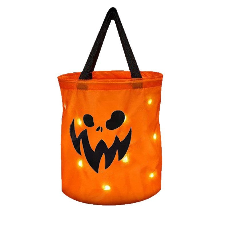Halloween LED Pumpkin Candy Bag