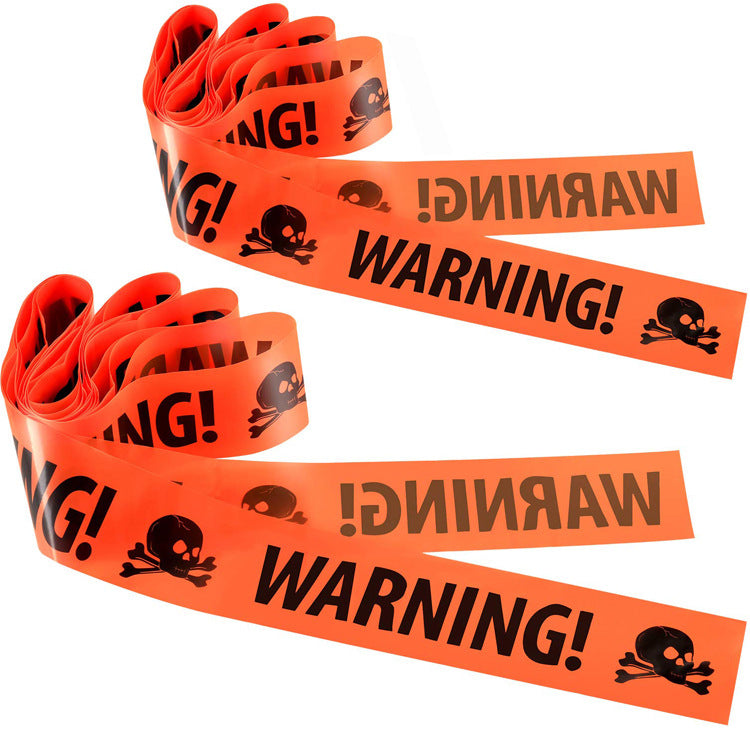 Halloween Party Decoration Warning Tape - Plastic
