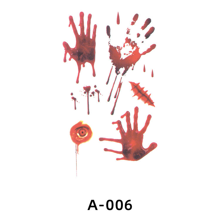 Halloween Fake Scar Tattoo Stickers