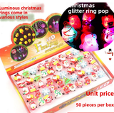 Halloween and Christmas LED Party Rings - Plastic