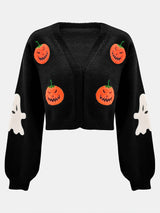 Women's Halloween Knit Cardigan - Polyester