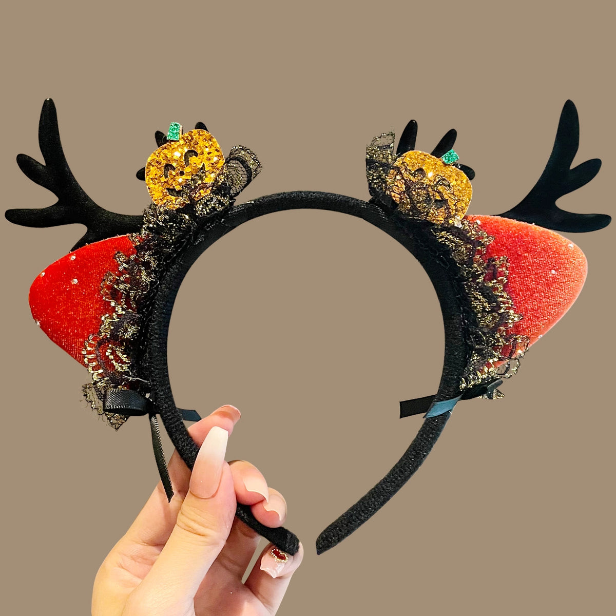 Halloween Pumpkin Headband and Hair Accessories
