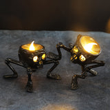 Halloween Skull and Skeleton Hand Candle Light - PVC