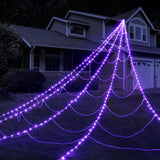 Halloween Spider Web Light Net with Remote Control