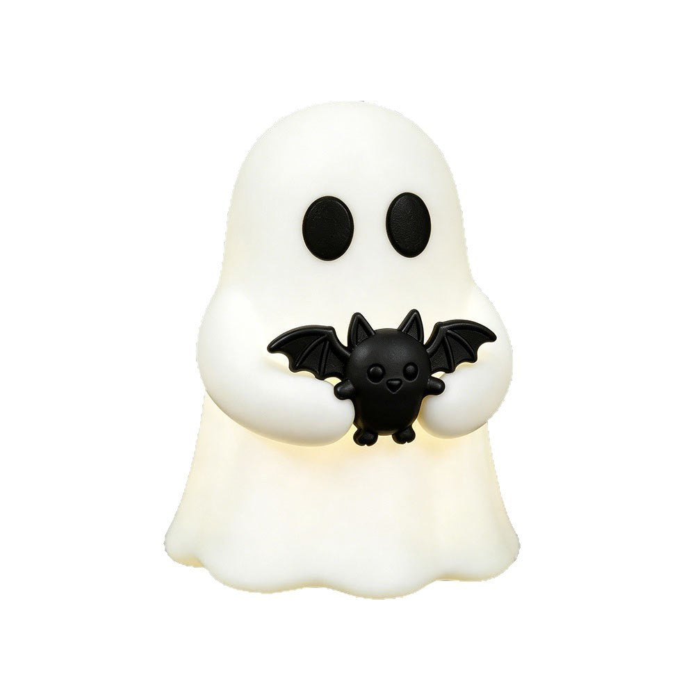 Glowing Halloween Ghost Desktop Ornament - PVC