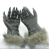 Halloween Wolf Costume Mask and Glove Accessories - Latex