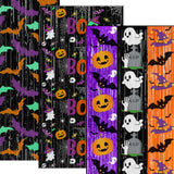 Halloween Foil Fringe Party Curtain - Plastic