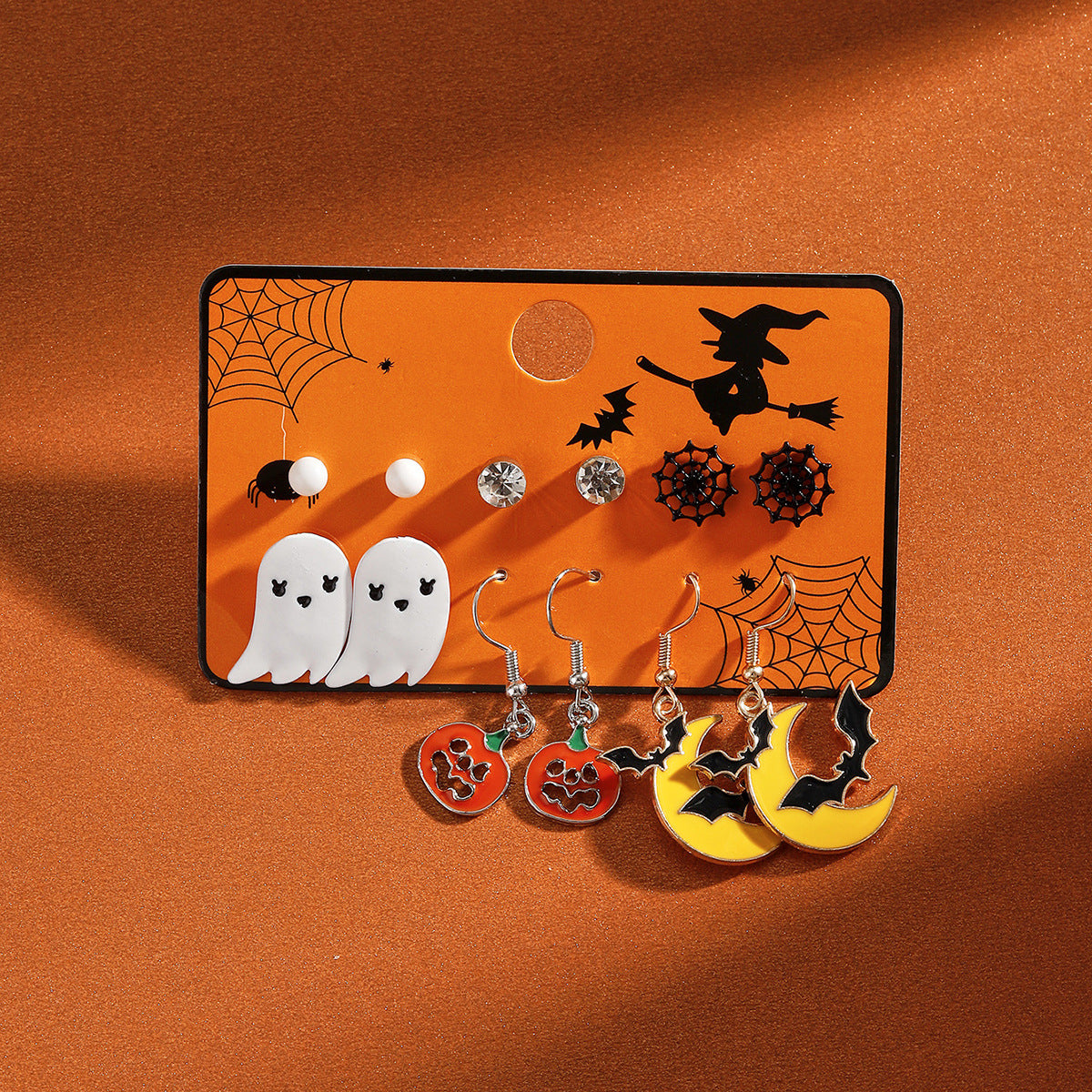 Cartoon Halloween Earrings Set