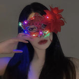 Halloween Anime Half-Face Mask - Plastic
