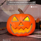 LED Halloween Pumpkin Lantern with Multiple Designs - Plastic
