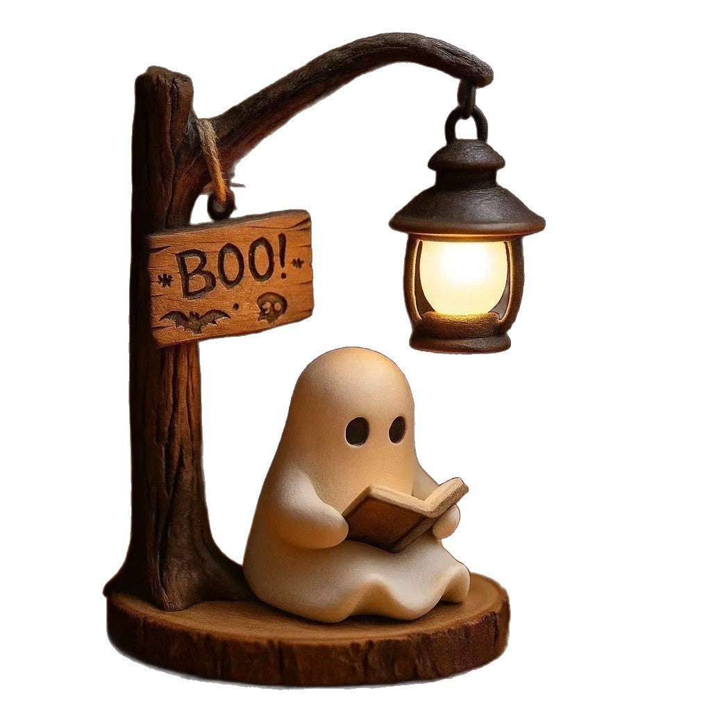 Halloween Ghost Resin Table Lamp