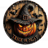 Halloween Boxwood Wall and Door Sign