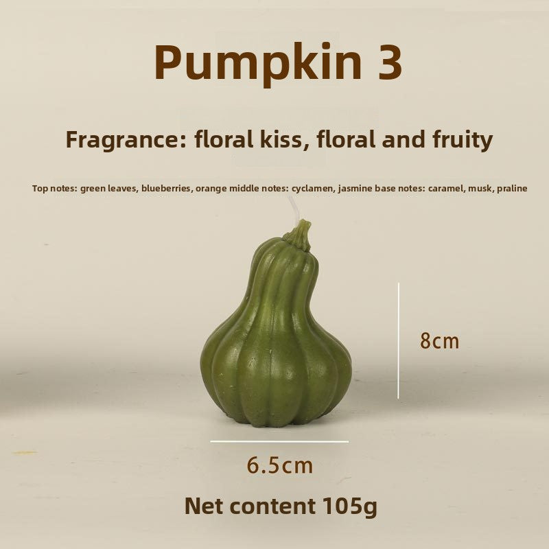 Halloween Pumpkin-Shaped Scented Candles