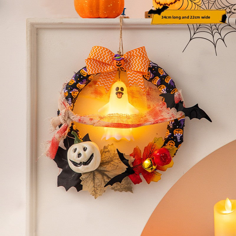 Halloween Wreath - Wood