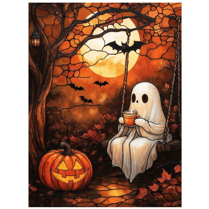 Halloween Diamond Painting Kit - 5D Round Drill Craft
