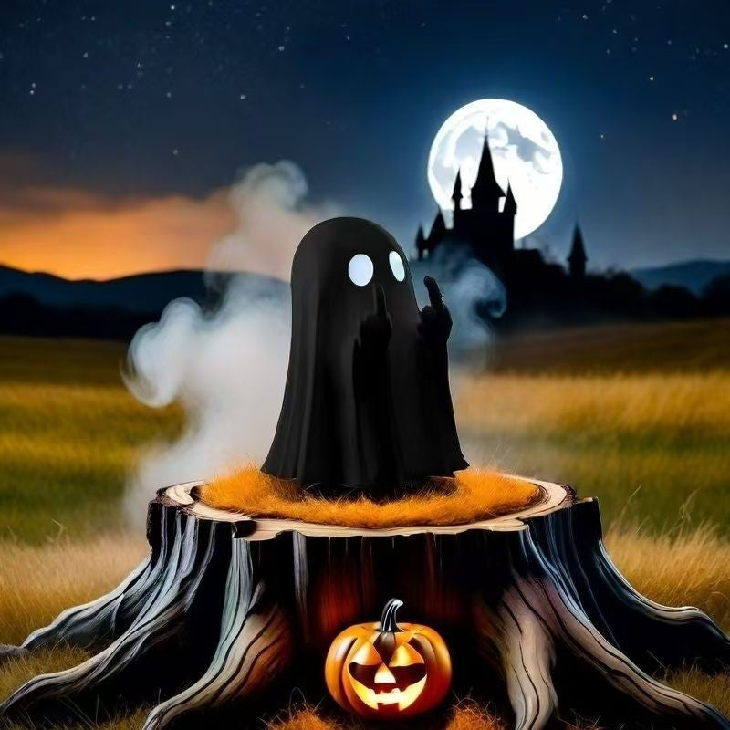 Halloween White Ghost Decoration - PVC