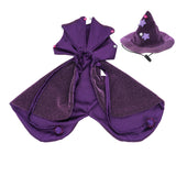 Pet Halloween Cloak with Magic Hat - Polyester