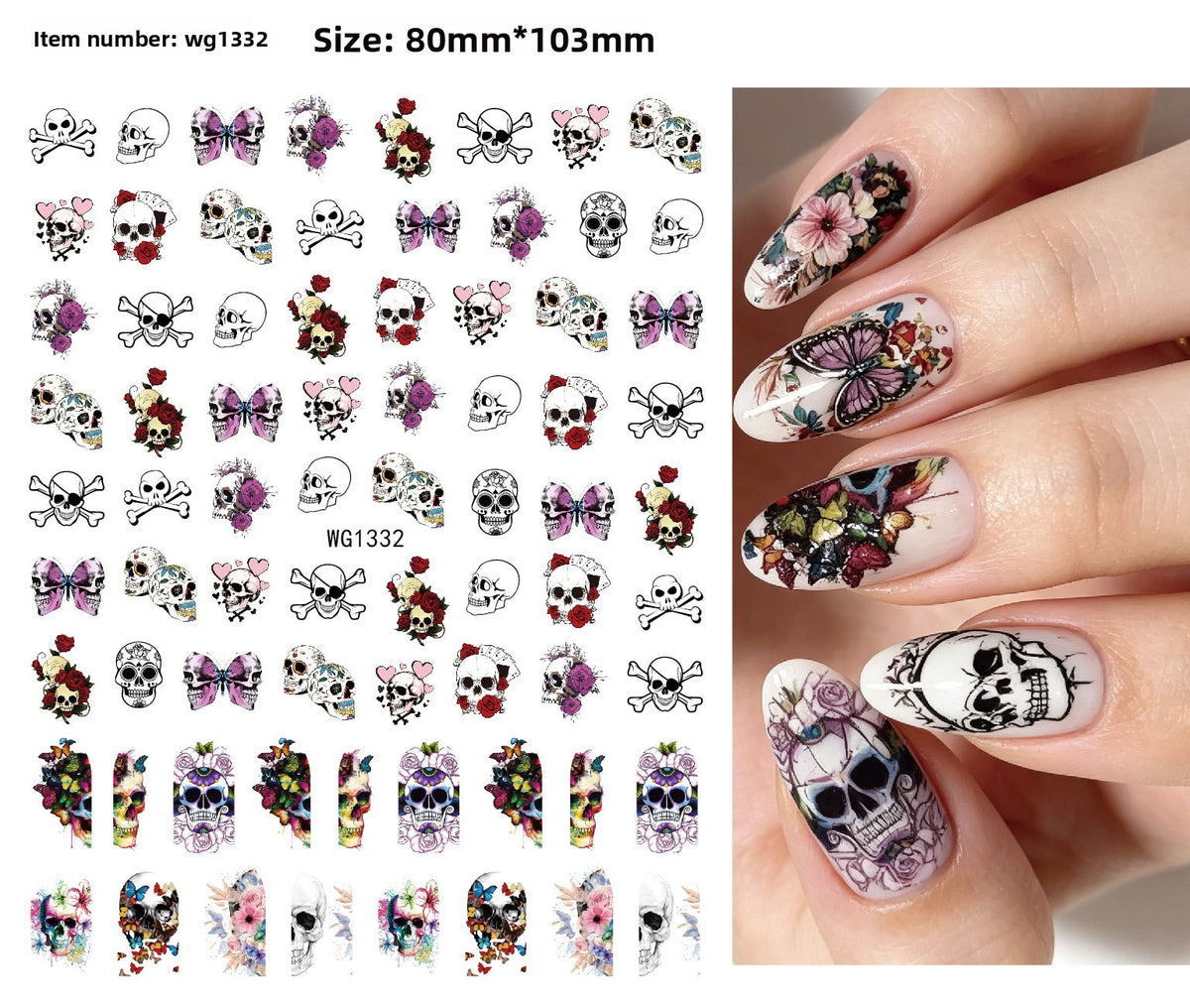 Halloween Nail Stickers - Vinyl