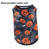 Halloween Pet Vest Pumpkin Print - Polyester
