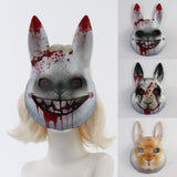Halloween Rabbit Face Mask - Plastic
