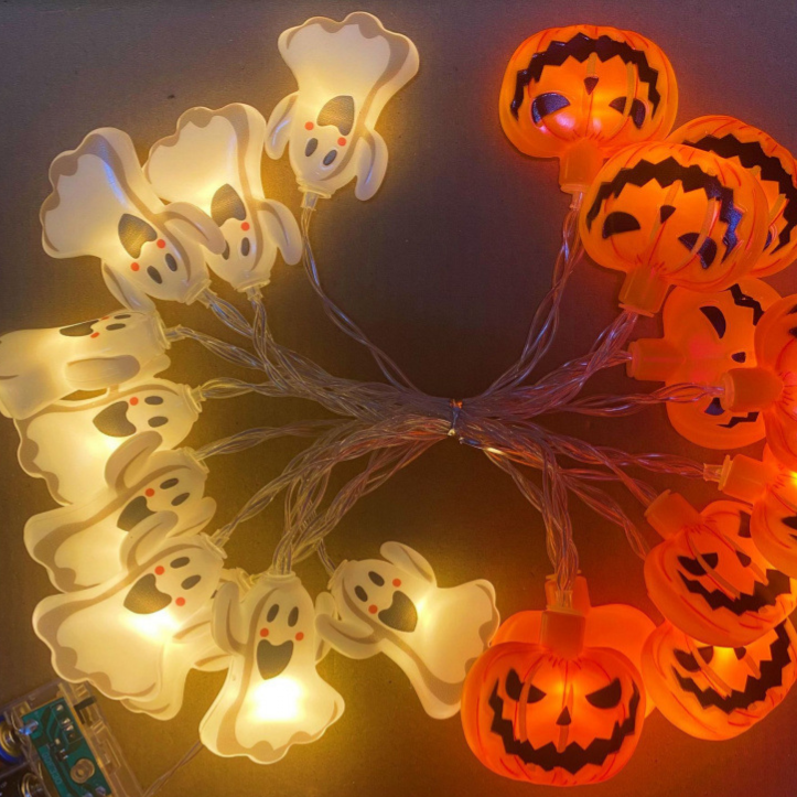 Halloween LED String Lights Pumpkin Ghost Decor