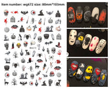 Halloween Nail Stickers - Vinyl