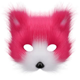 Halloween Plush Animal Cosplay Mask, Gloves and Tail Accessories